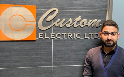 Welcome Ruback Halepota to Custom Electric! 